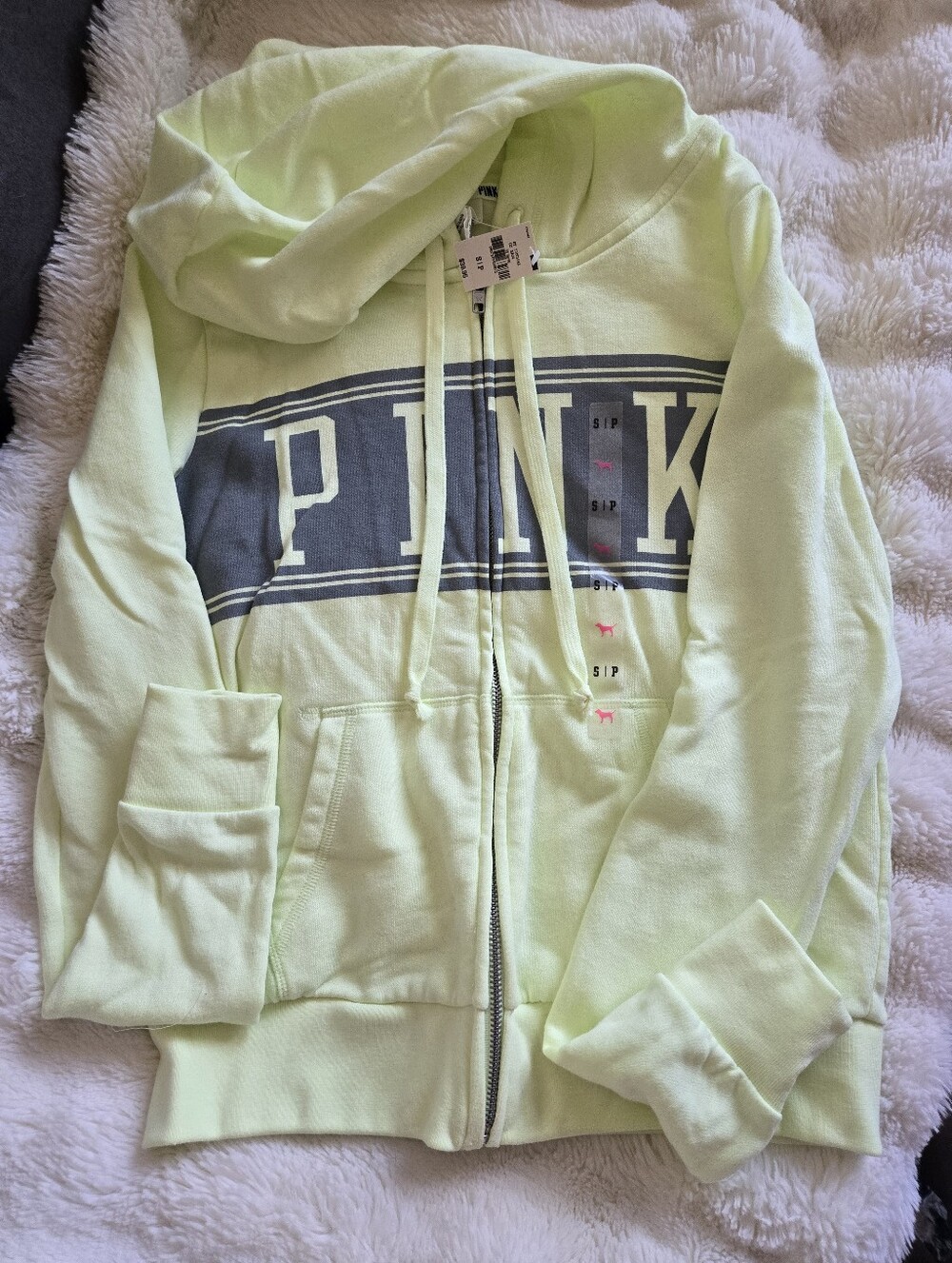 Victorias Secret - Pink Bright Yellow Sweater
